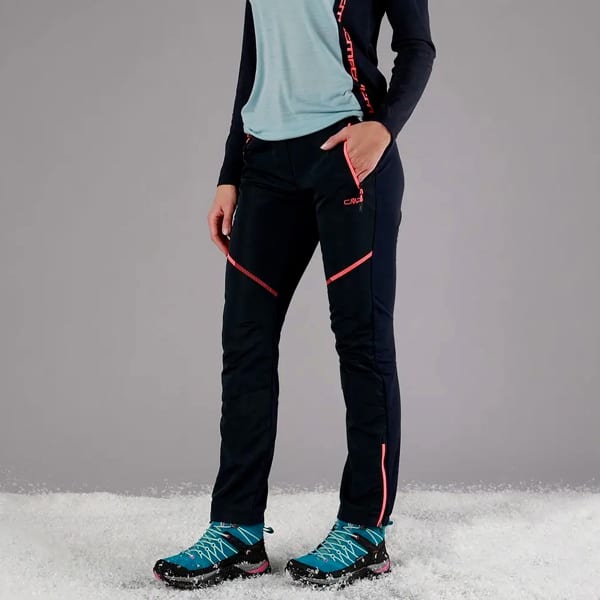 Pantalon trail CMP WOMAN PANT HYBRID B.BLUE EWD FLUO