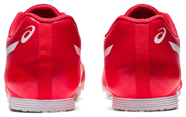 Chaussures Athlétisme Asics Hyper LD 6 Rouge Blanc Unisexe