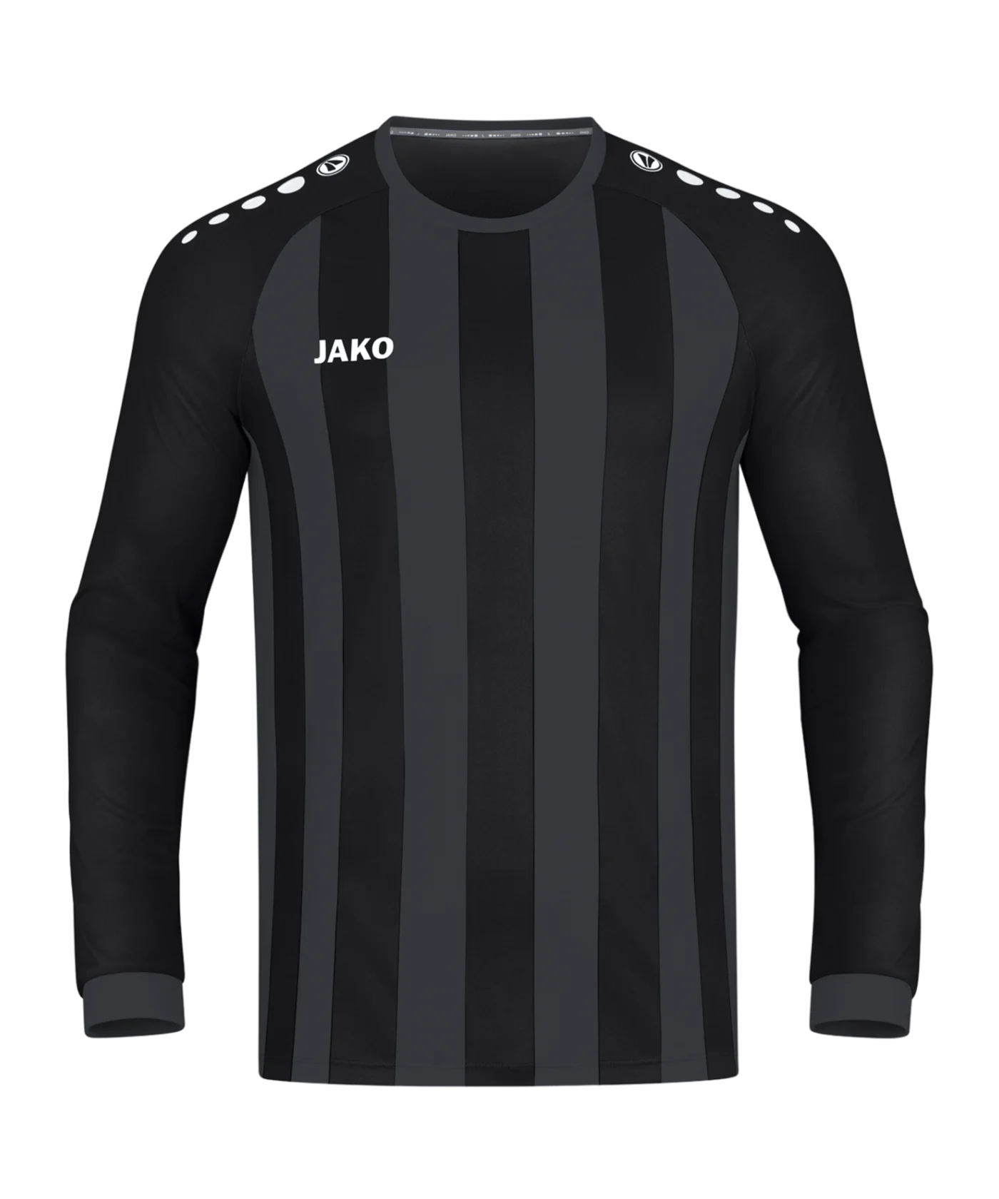 JAKO Inter Trikot Langarm Schwarz Grau F801
