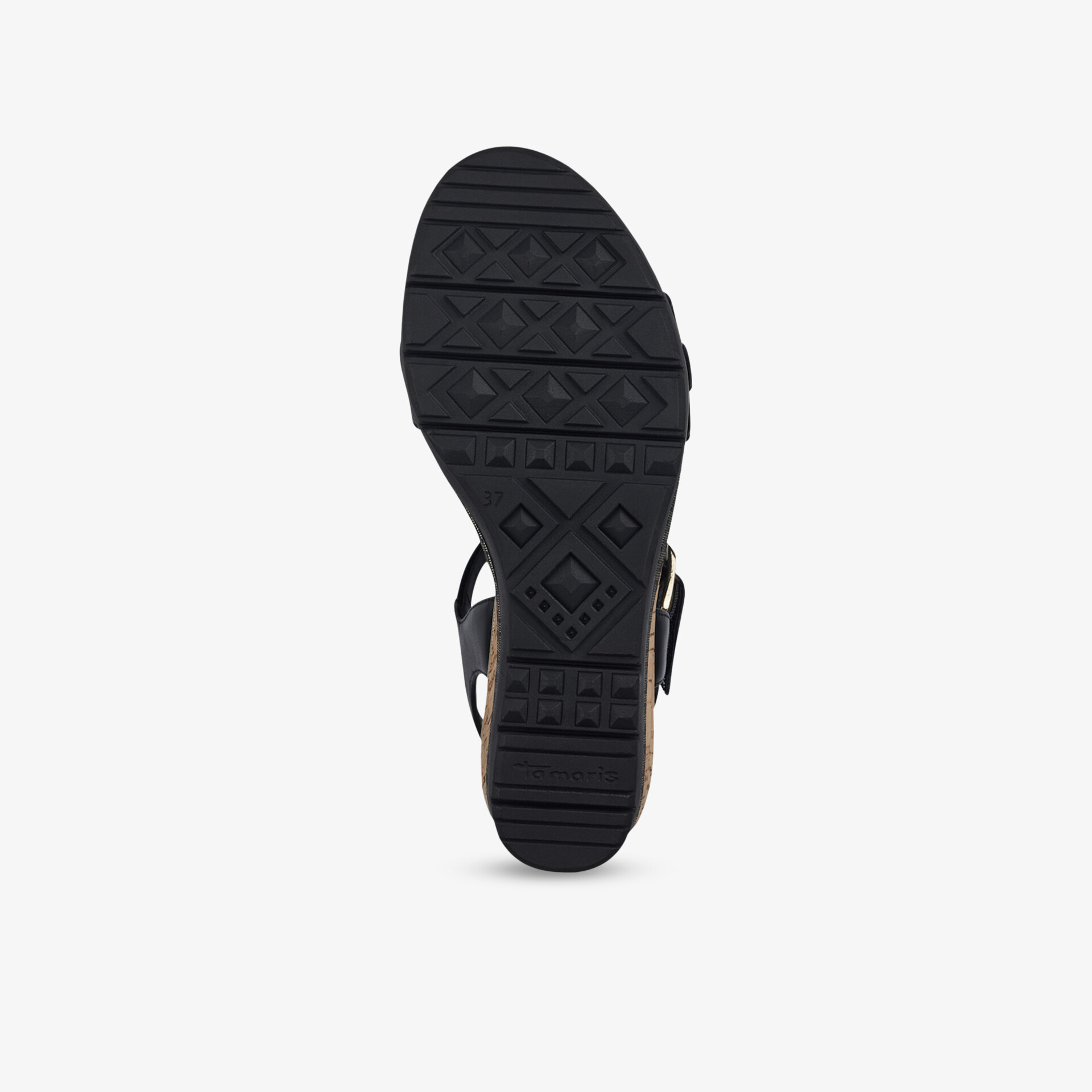 Tamaris Damen Keilsandalen schwarz