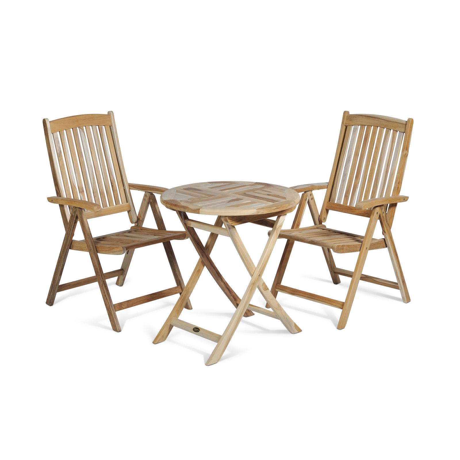 Gartenstuhl JAVA - Teak Massivholz - verstellbar