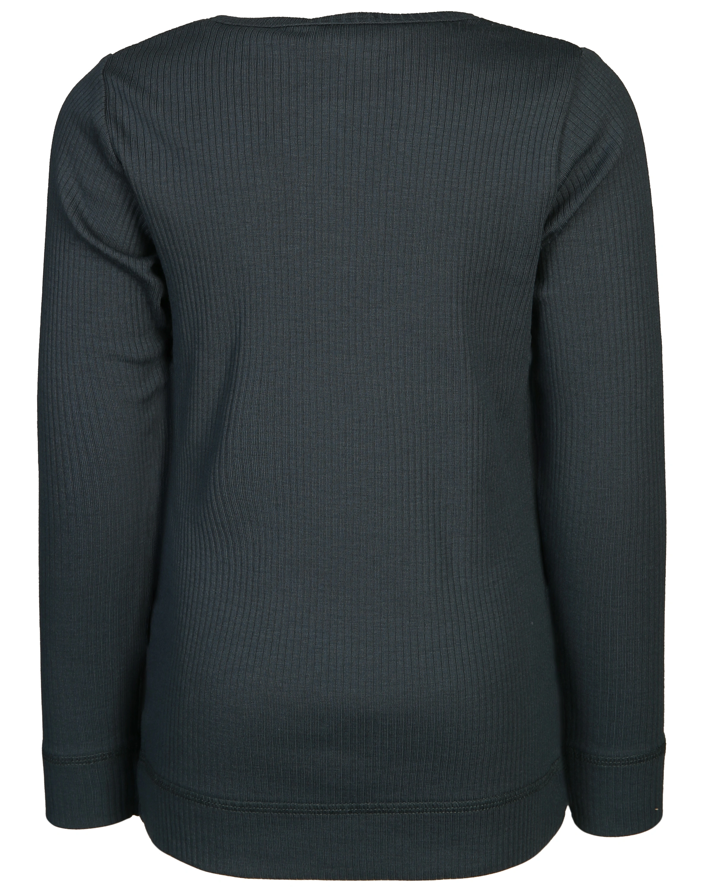 Langarmshirt HENLEY RIB in blue