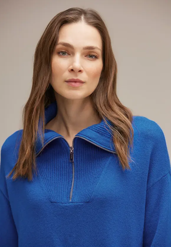 Troyer Strickkleid - fresh intense gentle blue
