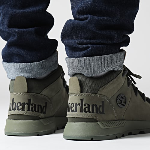 Baskets Sprint Trekker Mid A5VU8 Dark Green Nubuck