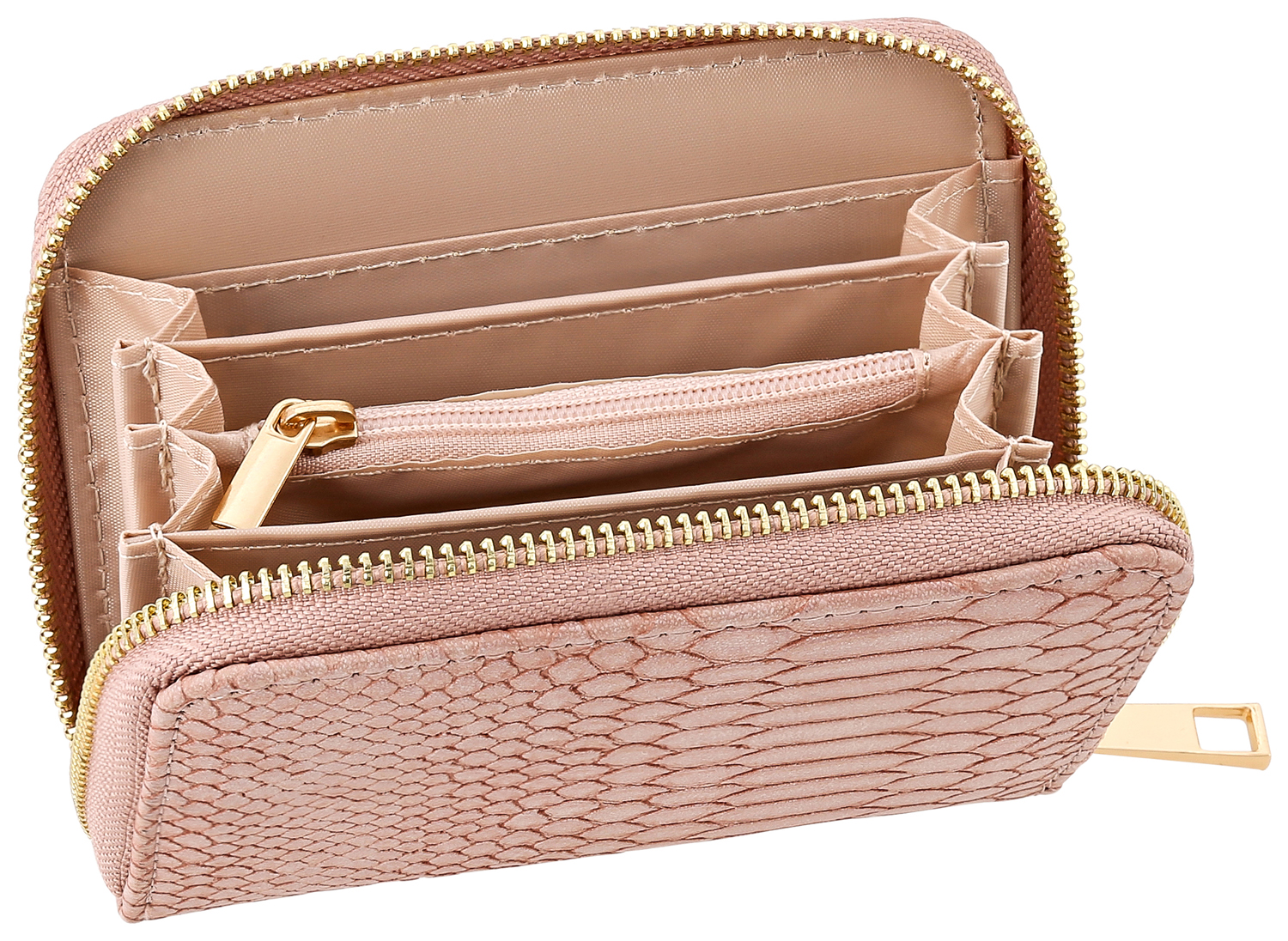 Portemonnaie - Pink Crocodile
