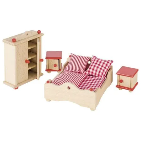 goki Puppenhausmöbel Schlafzimmer