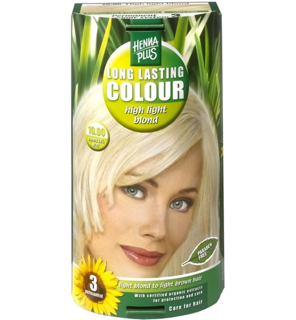 Hennaplus Long Lasting Colour 10.00 Highlight Blond (100 ml)