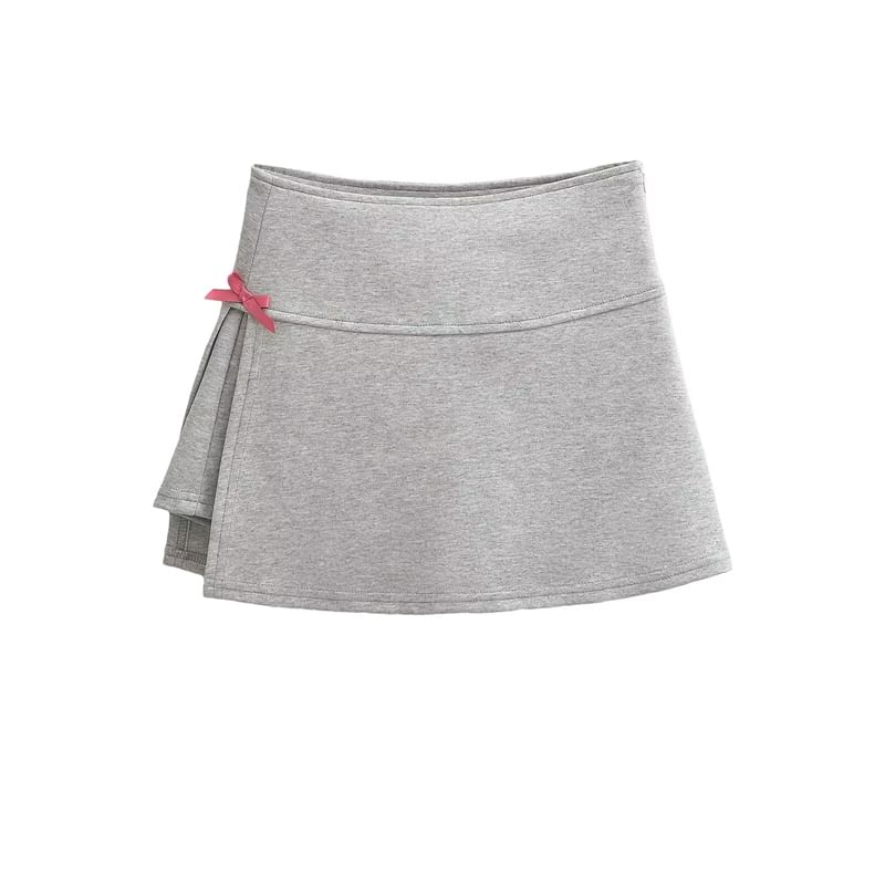 Bazer - Minirok met hoge taille en striksplit