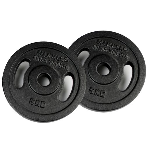 Anilhas de Ferro de 5 kg com Pegada Finnlo