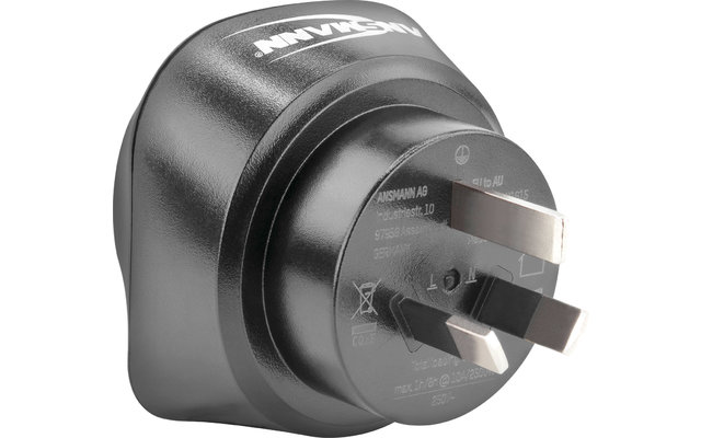 Ansmann Reisestecker / Adapter  EU to AUS