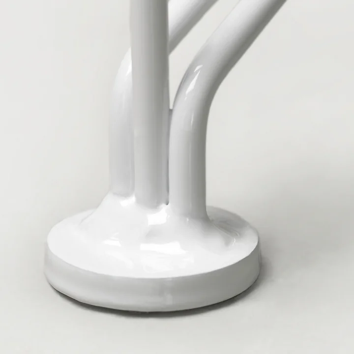 String - Vitrinenschrank mit Schiebetüren in Glas 78 x 30 cm, weiss