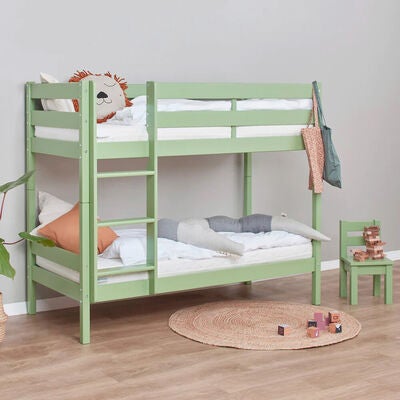 Hoppekids ECO Comfort Køyeseng 70x160, Lysegrønn