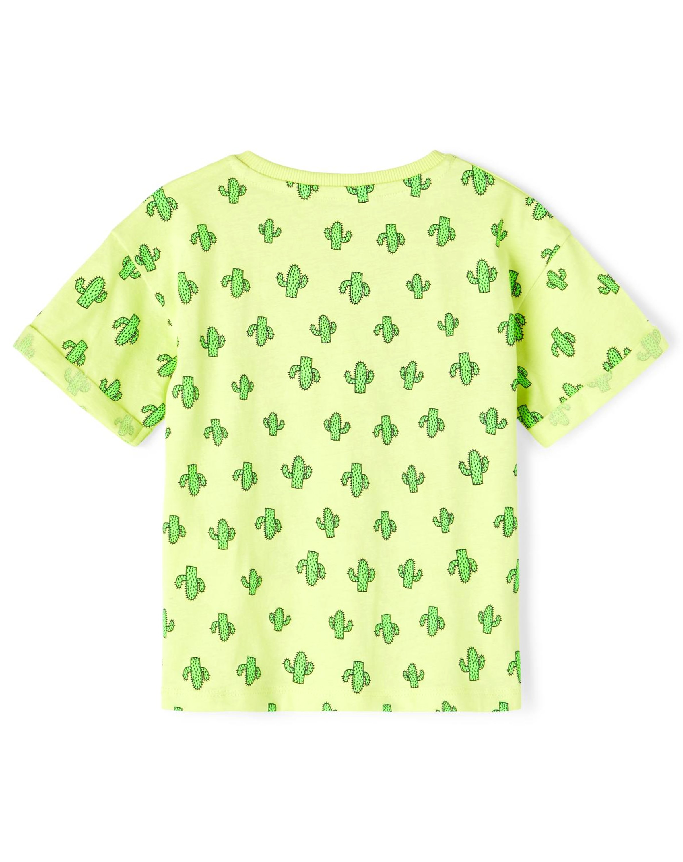 T-Shirt NMMVALTHER CACTUS in sunny lime