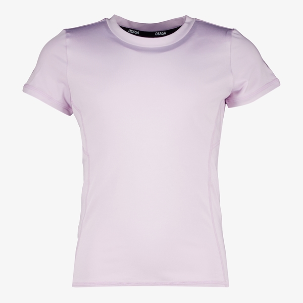 Osaga Dry meisjes hardloop T-shirt lichtroze