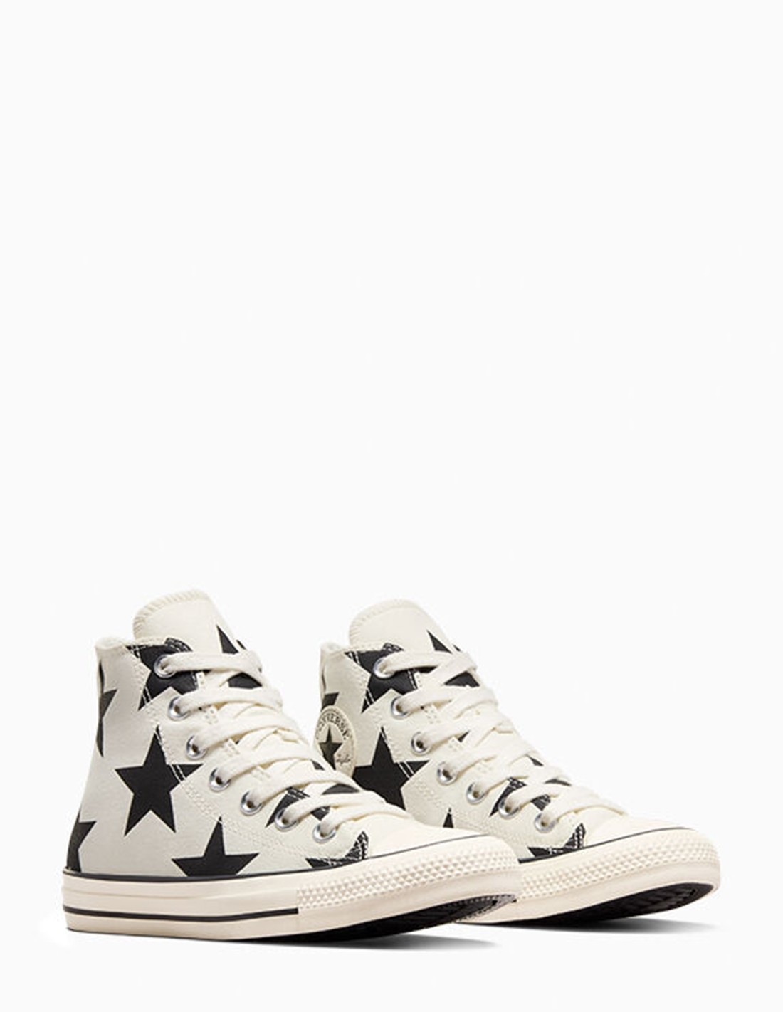 converse Sneakers Montantes Femme Ctas Hi Blanc/Noir Toile