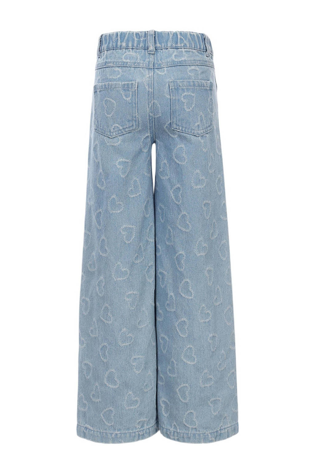 LOOXS wide leg regular waist jeans blauw