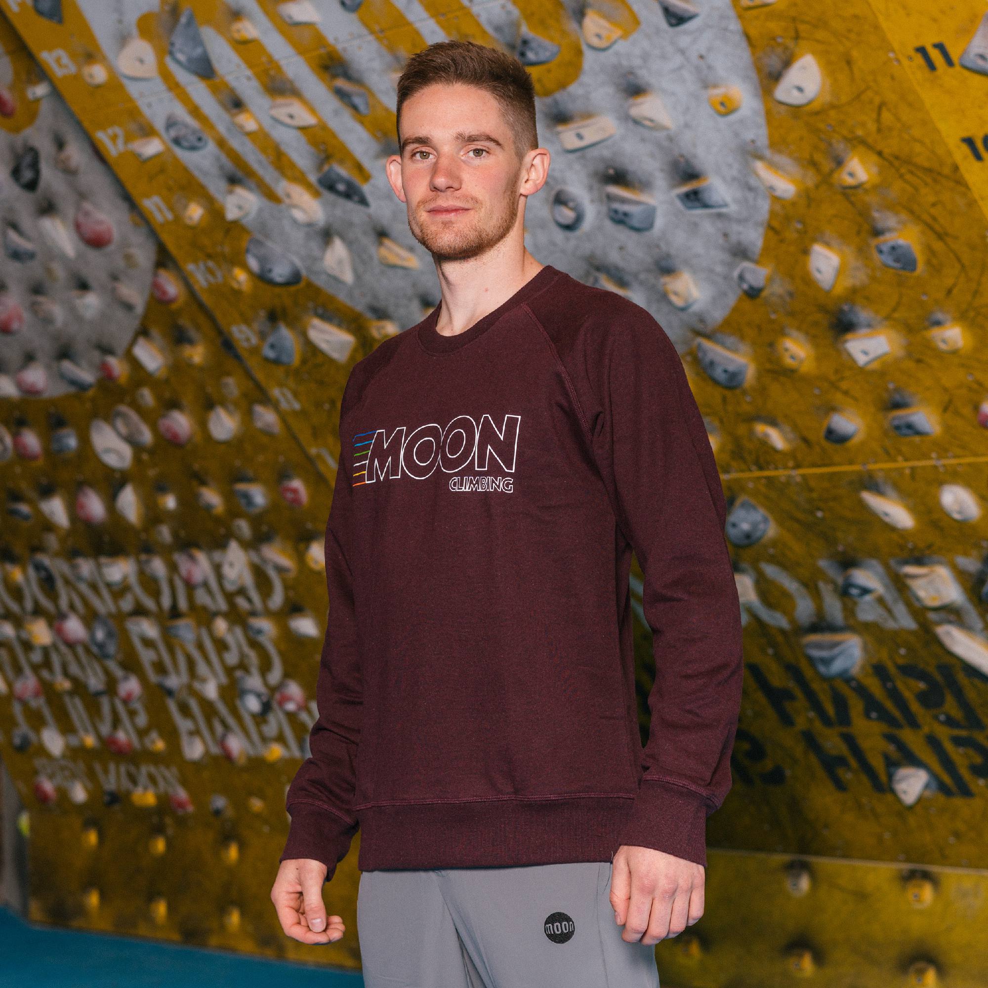 Moon Climbing Moon Crew Neck Sweat
