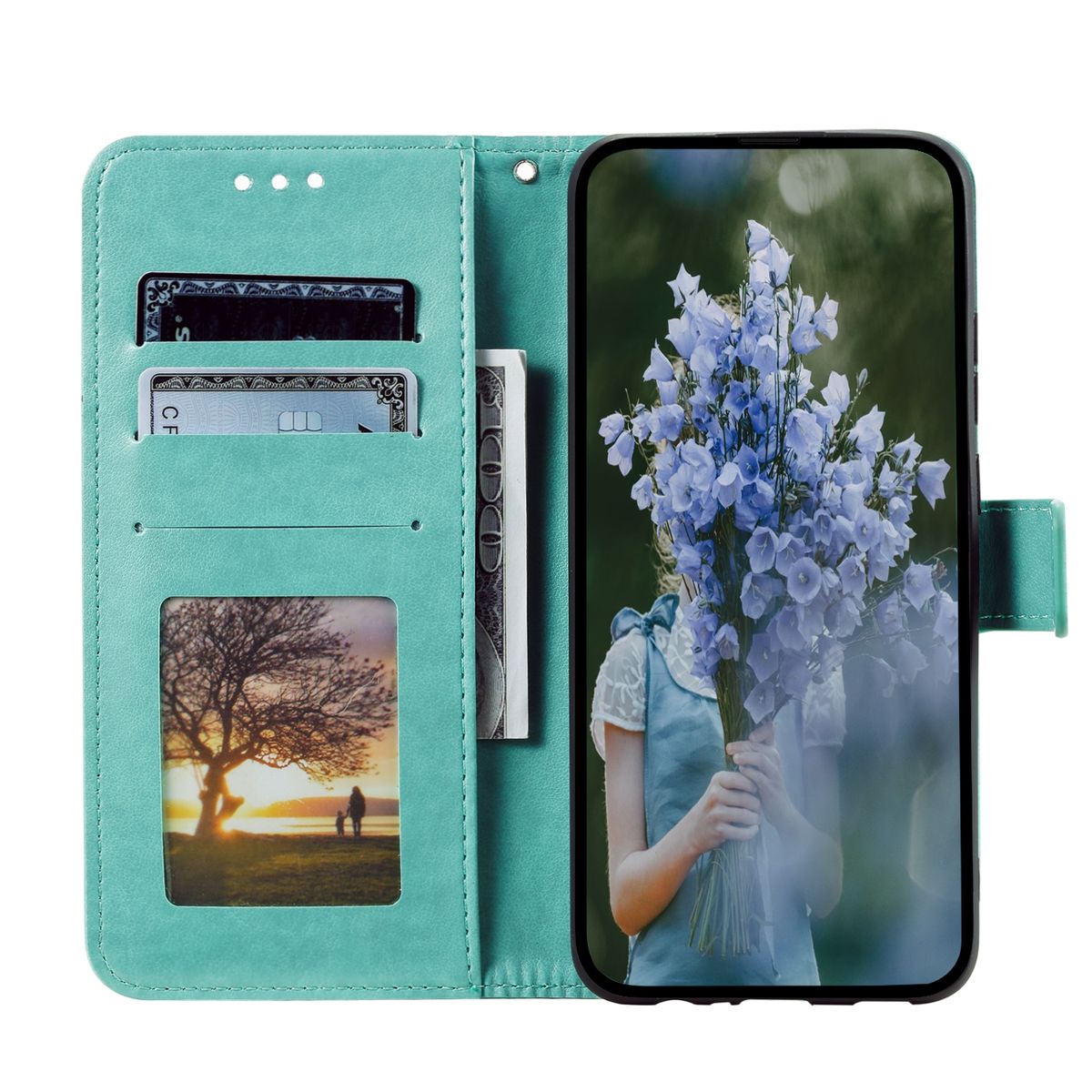 Schutz Handy Hülle für Apple iPhone 15 Case Cover Klapp Tasche Wallet Bumper Neu