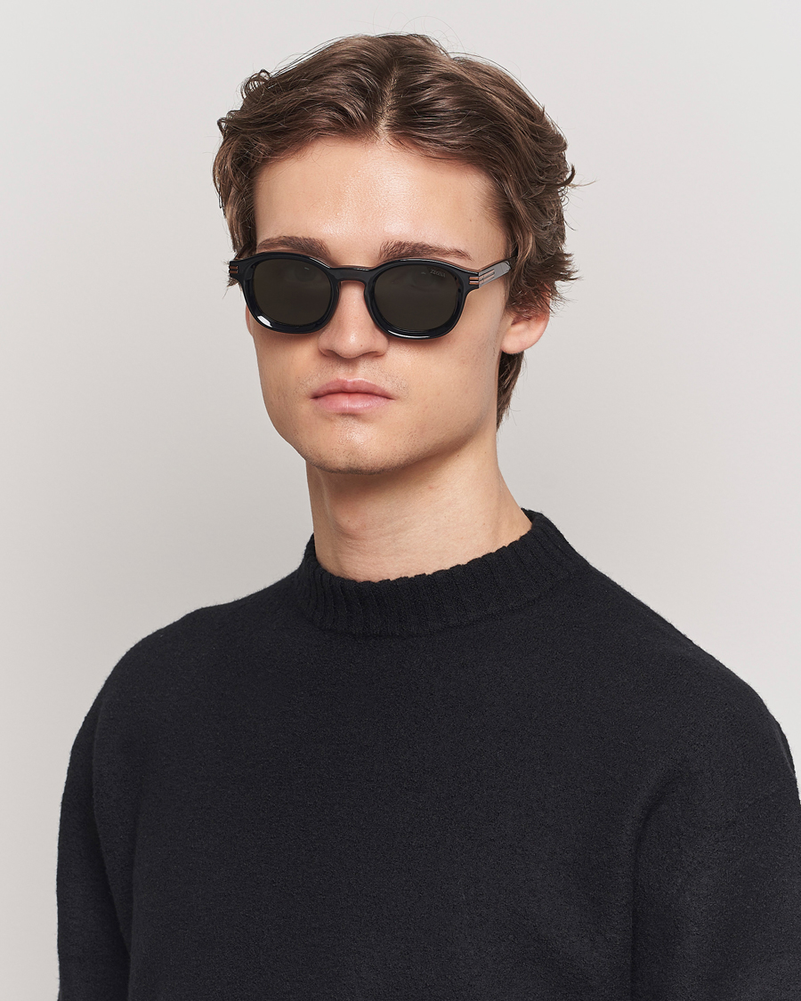 Zegna EZ0229 Sunglasses Black/Green