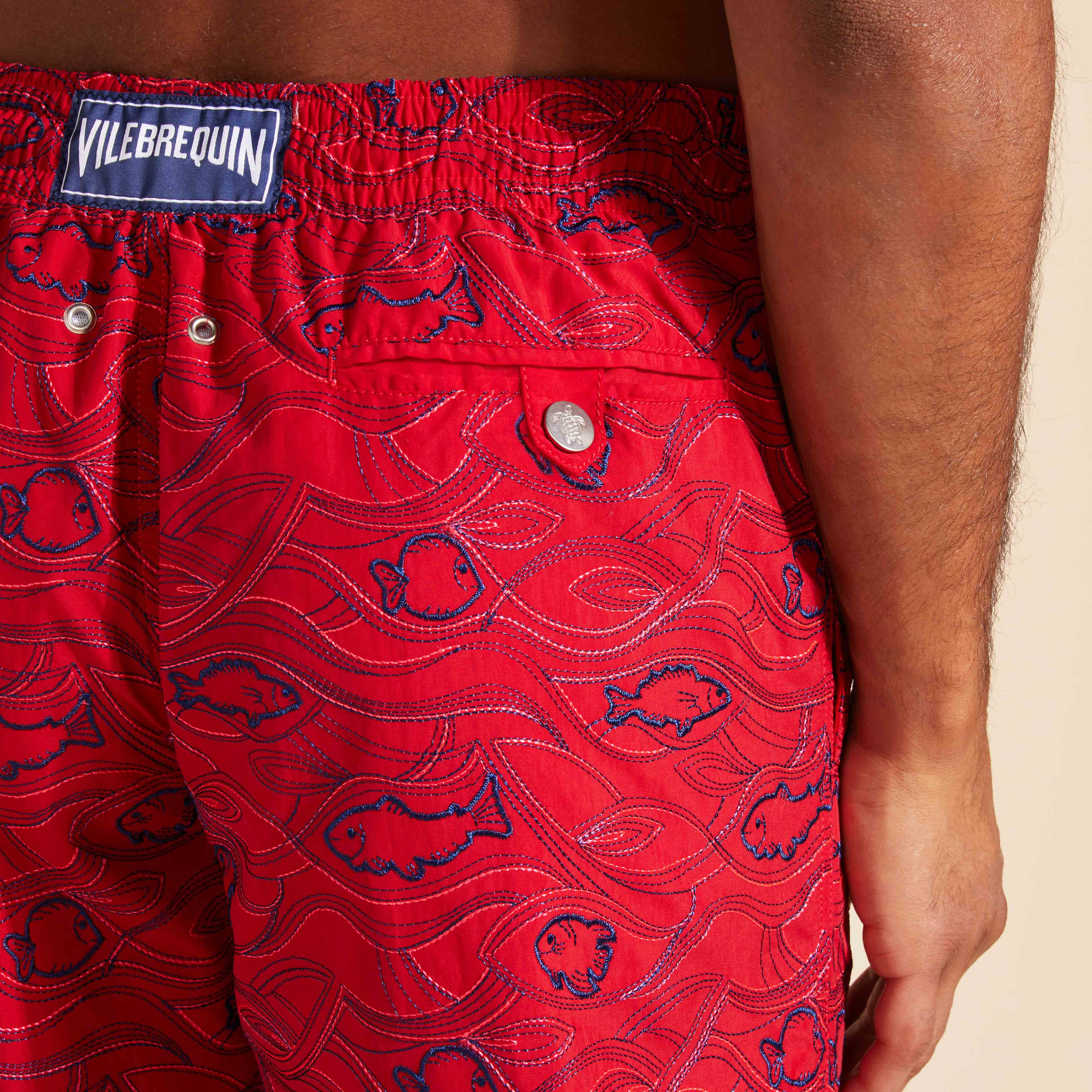 Maillot de bain homme brodé Aquarium - Édition Limitée