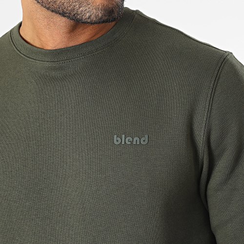 Sweat Crewneck Downtown 20712522 Vert Kaki