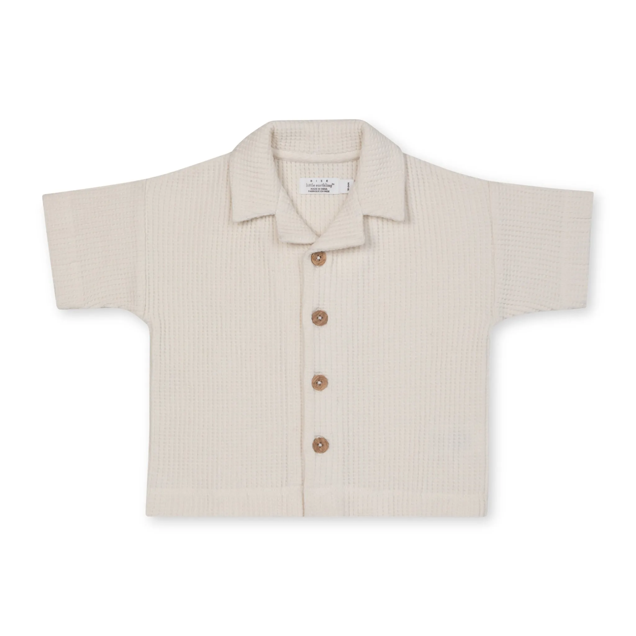 Rise Little Earthling Chemise Gaufrée 2-6ans