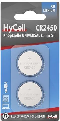 Ansmann - CR2450 - Knoopcel - 3V - Lithium - 2 Stuks