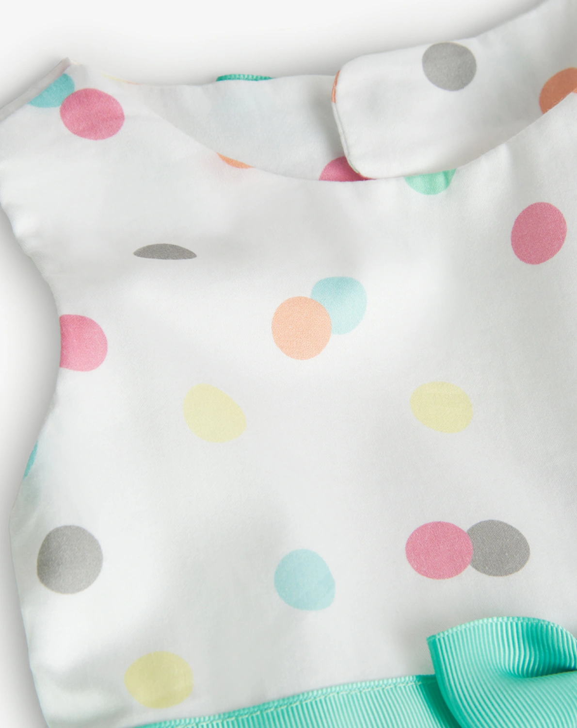 Kleid DOTS ärmellos in weiß