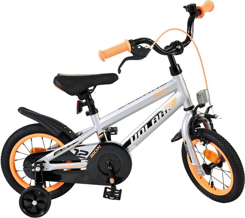 Volare - Rocky - Kinderfiets - Grijs - 12 inch