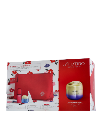 Shiseido Vital Perfection Set mit Uplifting & Firming Cream 50ml-15ml-3ml-10ml
