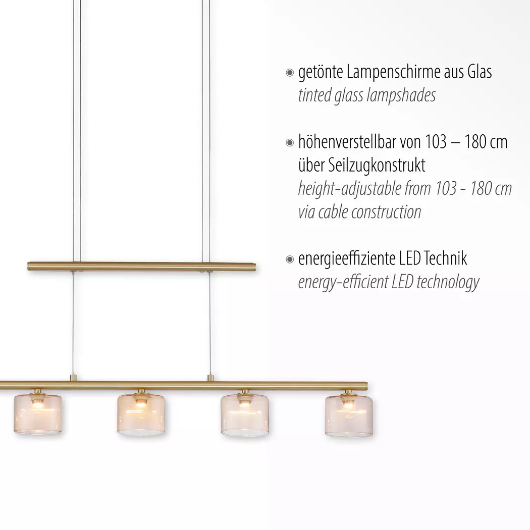 LED-Pendelleuchte Hydra