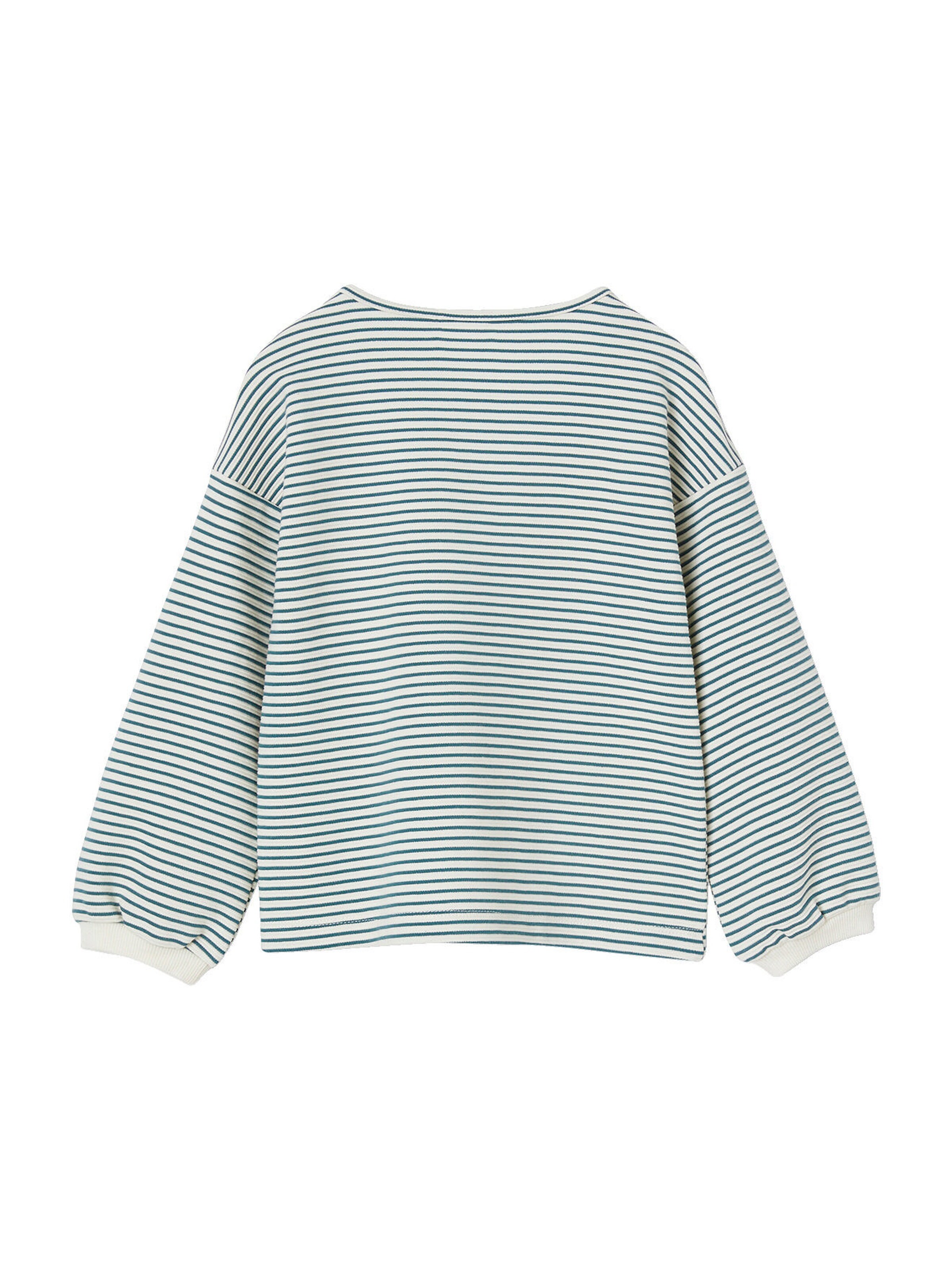 Vertbaudet Mädchen Ringelshirt grün gestreift