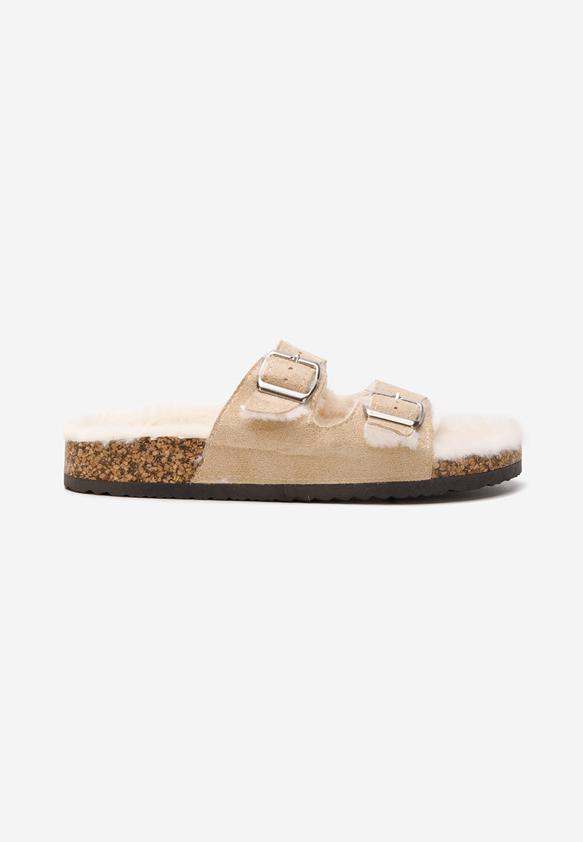 Chaussons pour femme beige Testa