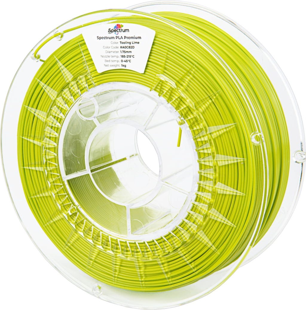 Spectrum  Premium PLA Tooling Lime, 1,75 mm / 1000 g    Dein Premiumfilament in Tooling Lime