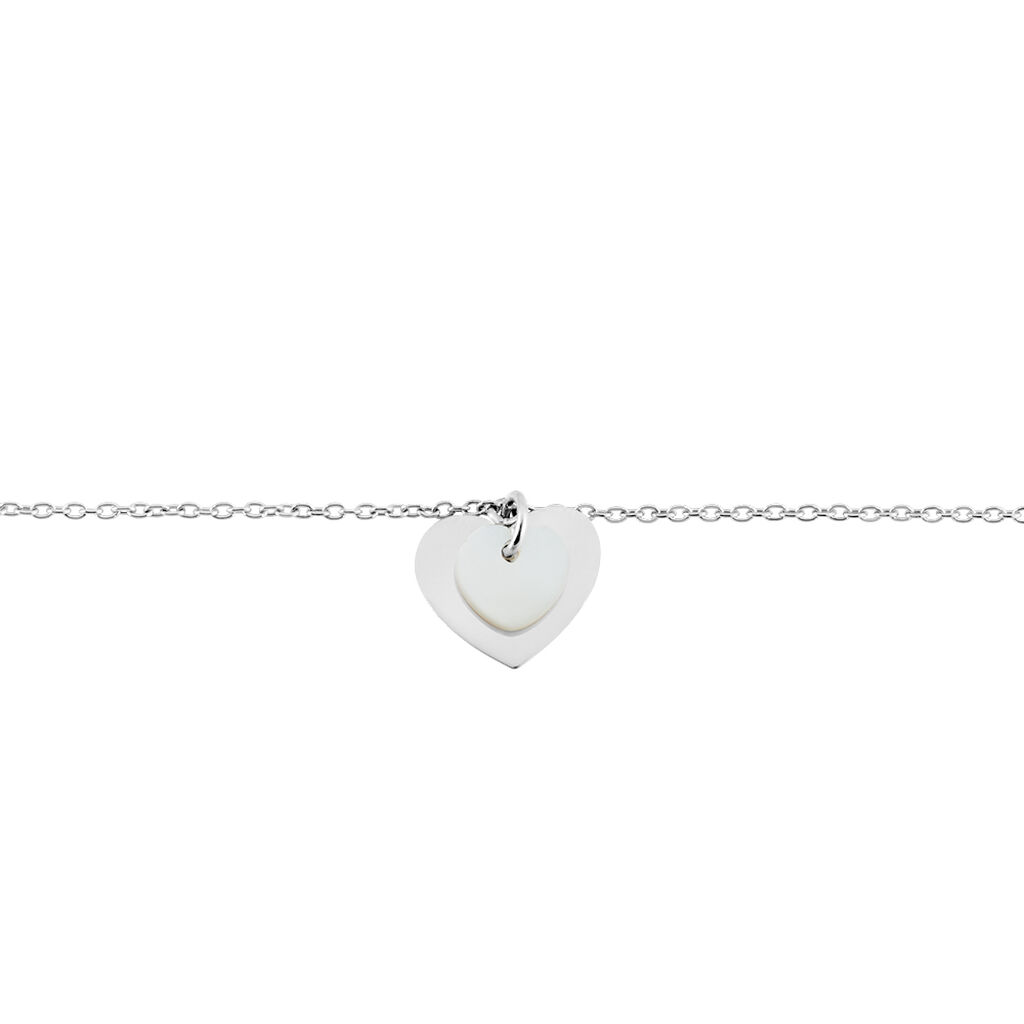 Bracelet Argent Blanc Ikaria Nacre