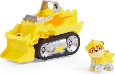 Paw Patrol Figur - Rescue Knights - Rubble Med Køretøj