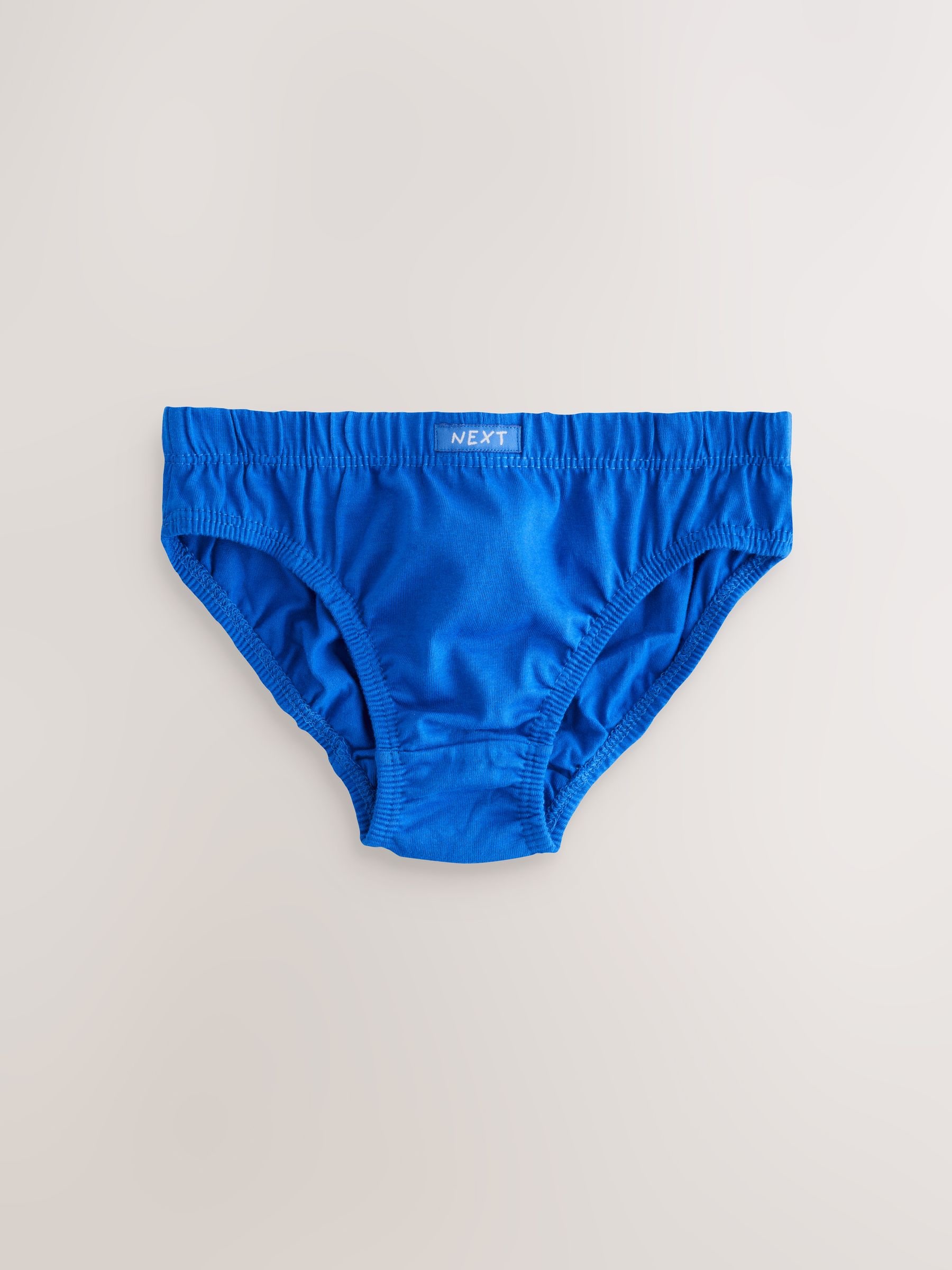 Tonaal blauw - 100% katoenen slip verpakking van 10 (1,5 - 16 jr)
