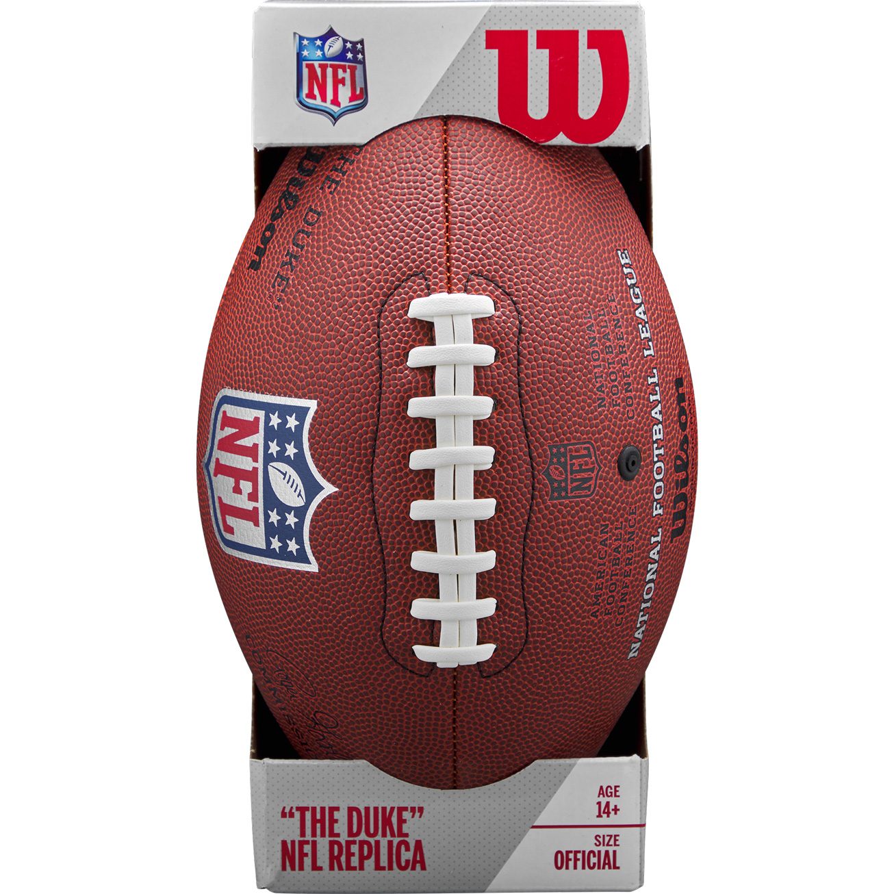 Wilson NFL The Duke Replica Football braun