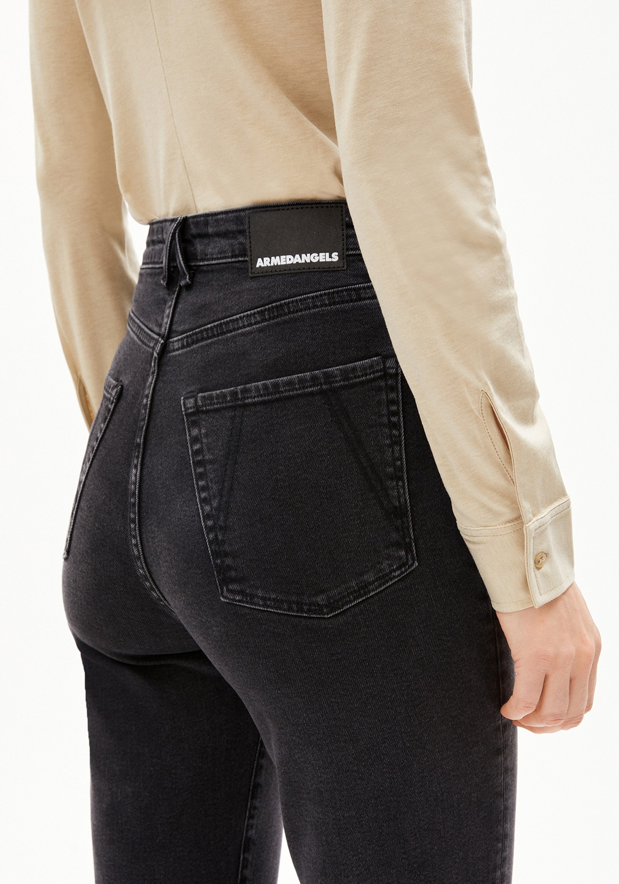 Armedangels Damen-Jeans Mairaa Ebony