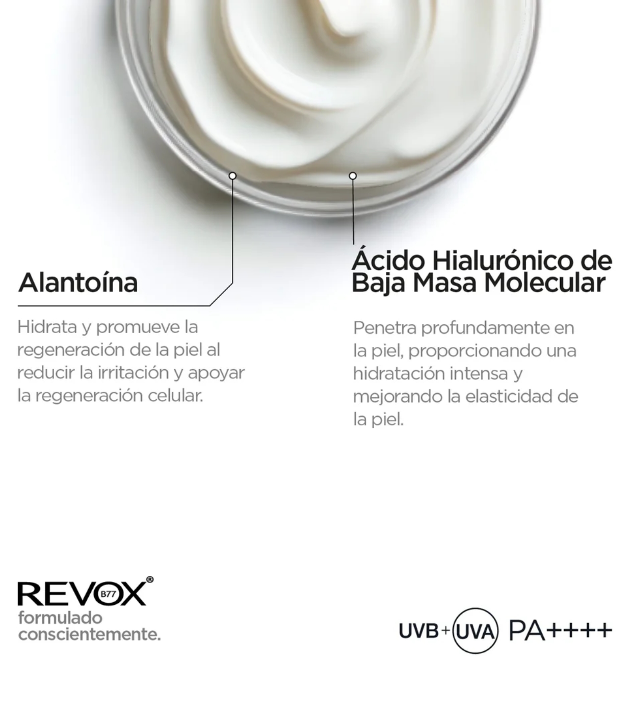 Revox - *Just* - Pacote com 3 protetores solares FPS50+ com ácido hialurônico One, Two, Free!