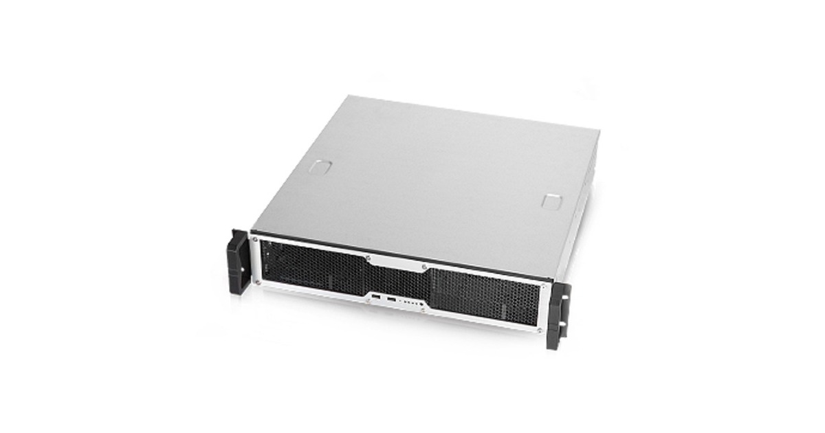 ChenbroRM24200-L rack behuizing  (Zilver/zwart | 2U | 2x USB-A 3.2 (5 Gbit/s))