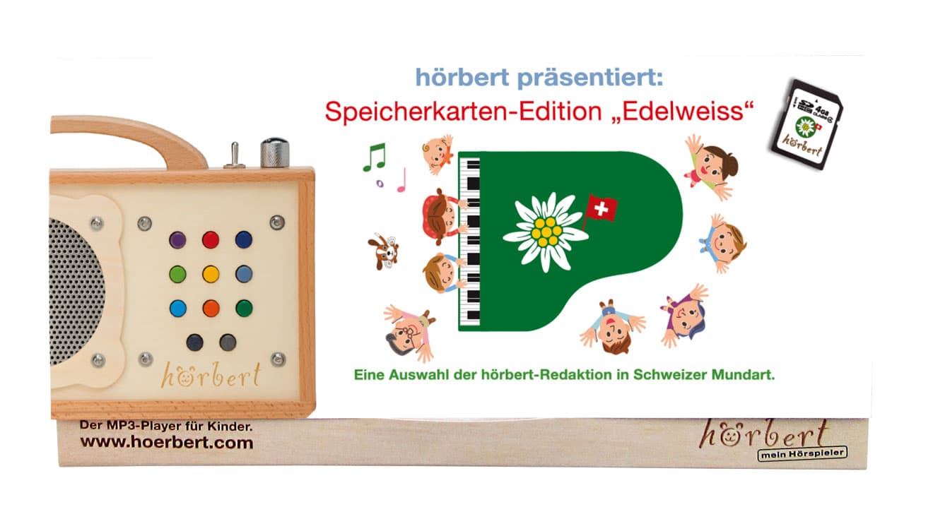 Speicherkarte für hörbert – Edelweiss (schwizerdütsch)