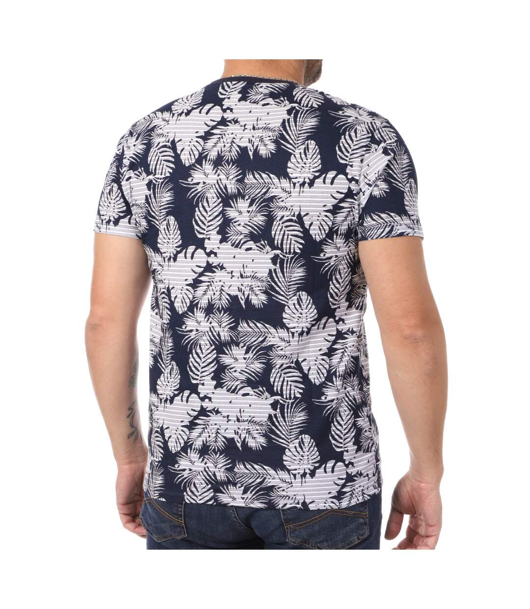 T-shirt Marine Homme Lee Cooper Opaya