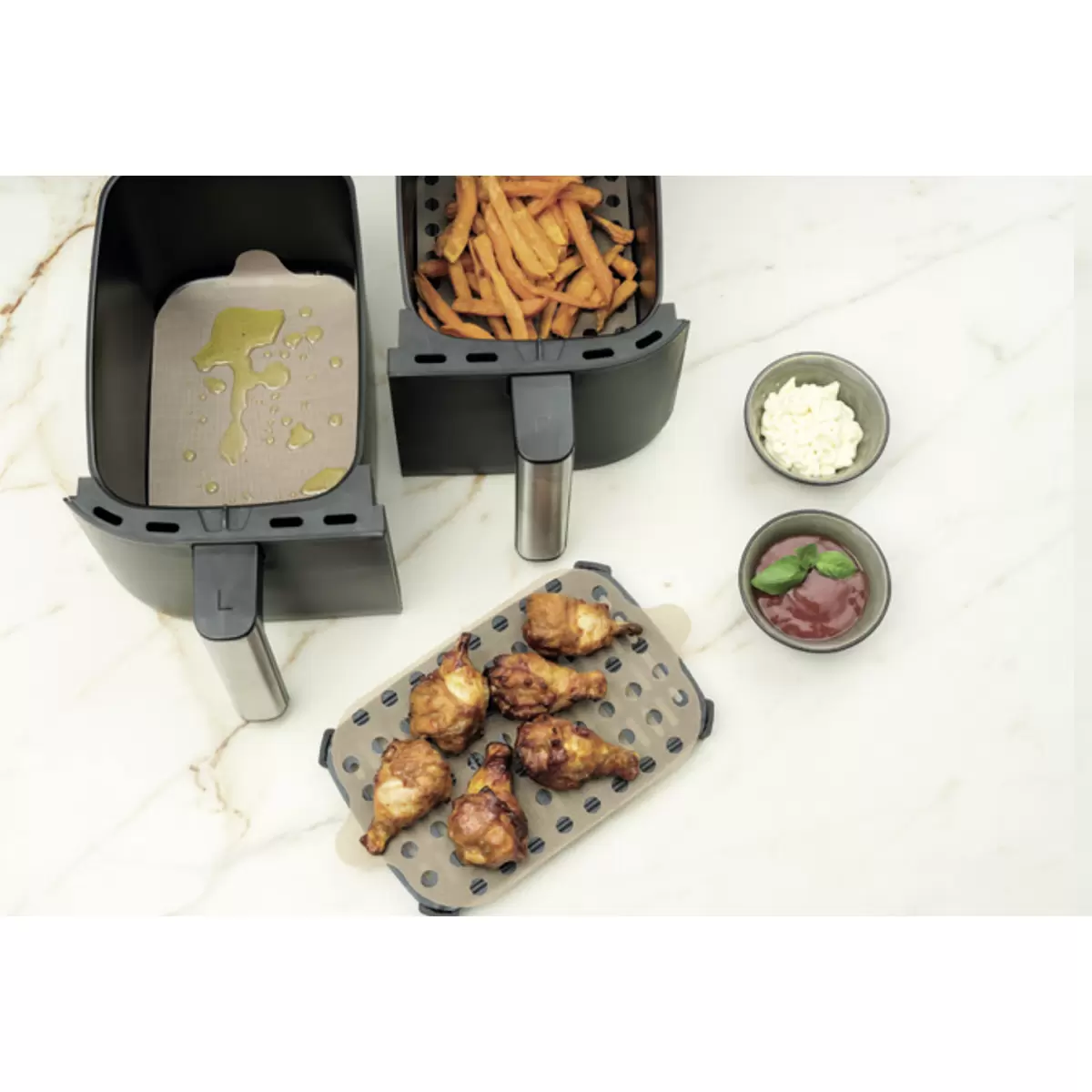 Backpapier für Airfryer NOSTIK Beige