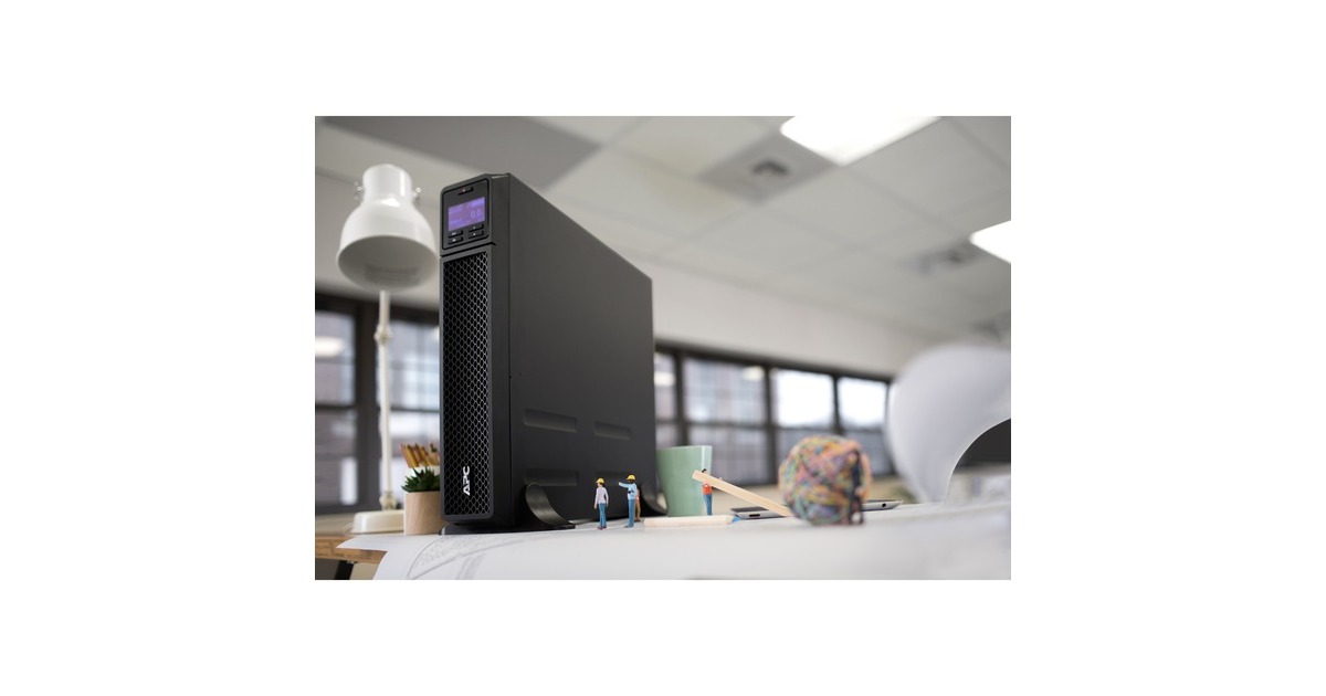 APCSmart-UPS On-Line SRT1500XLI - Noodstroomvoeding ups  (Zwart, 6x C13 uitgang, tower, 1500VA)