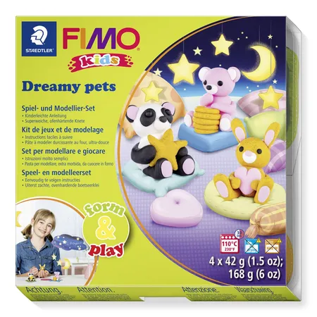 STAEDTLER® FIMO® kids Modelliermasse form&play Dreamy Set