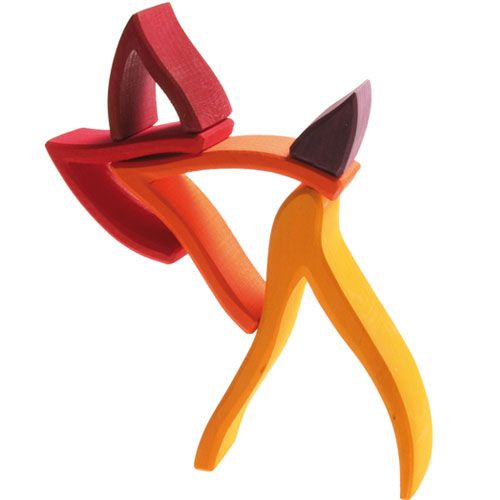 Grimm's vormenset element vuur