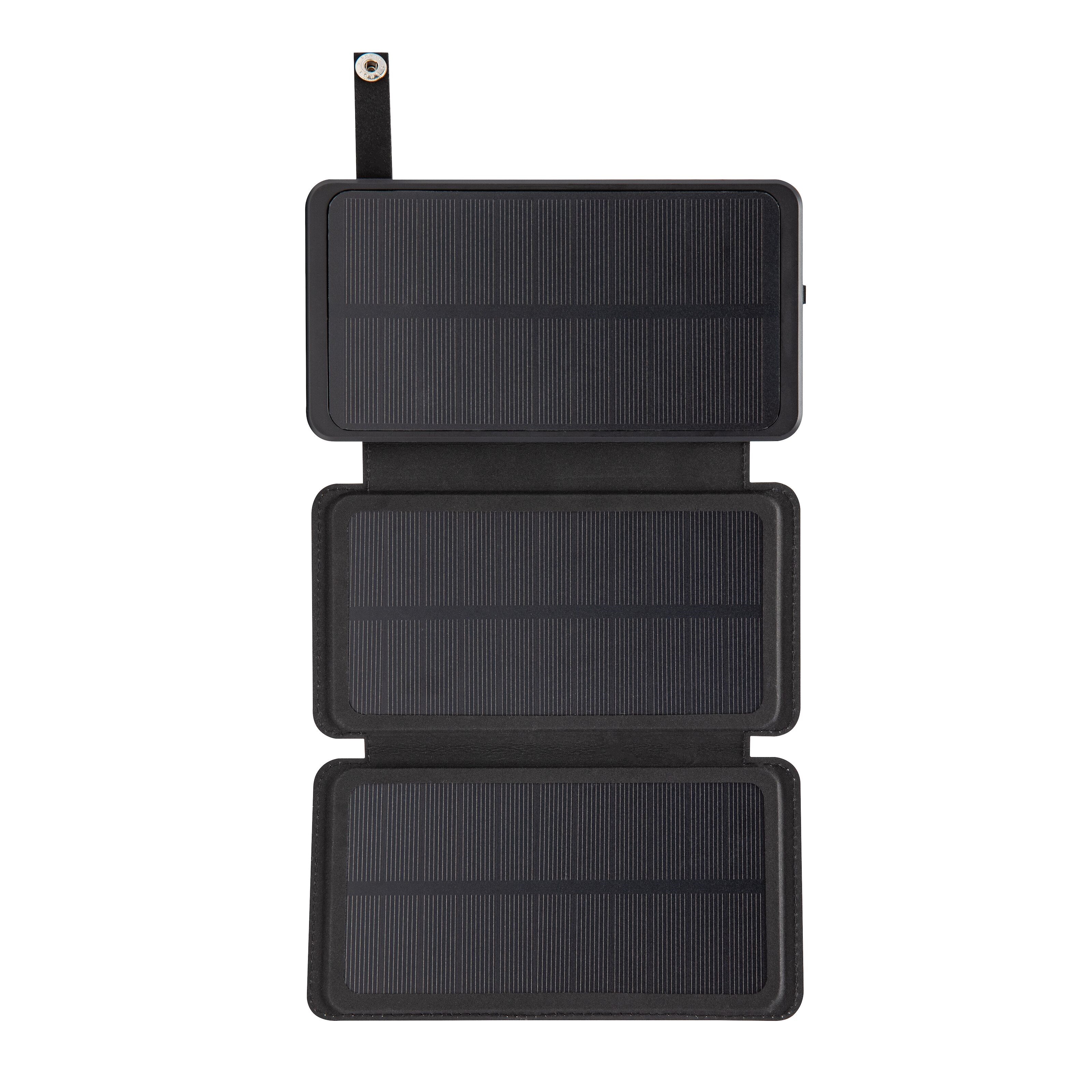 Linocell Powerbank med solcellelading 20 W 8000 mAh