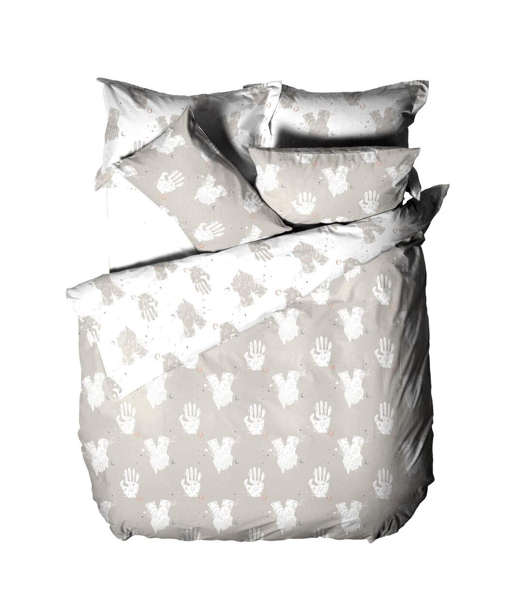 Furn - Parure de lit BE KIND (Gris) - UTRV2087