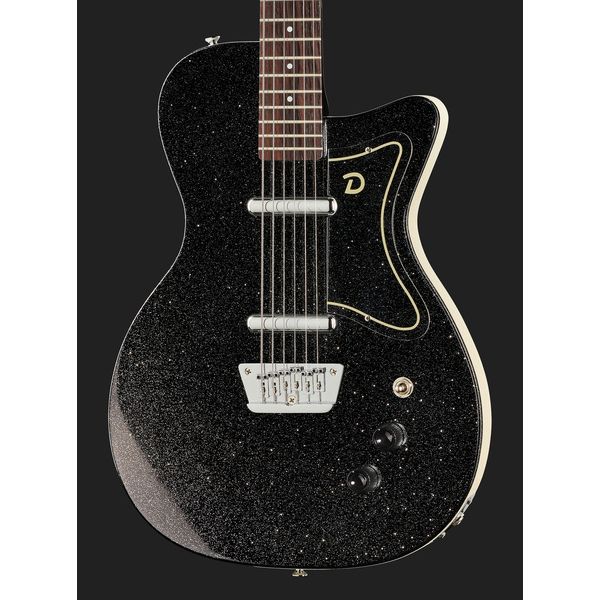 Danelectro 56 Baritone Black Metal Flake